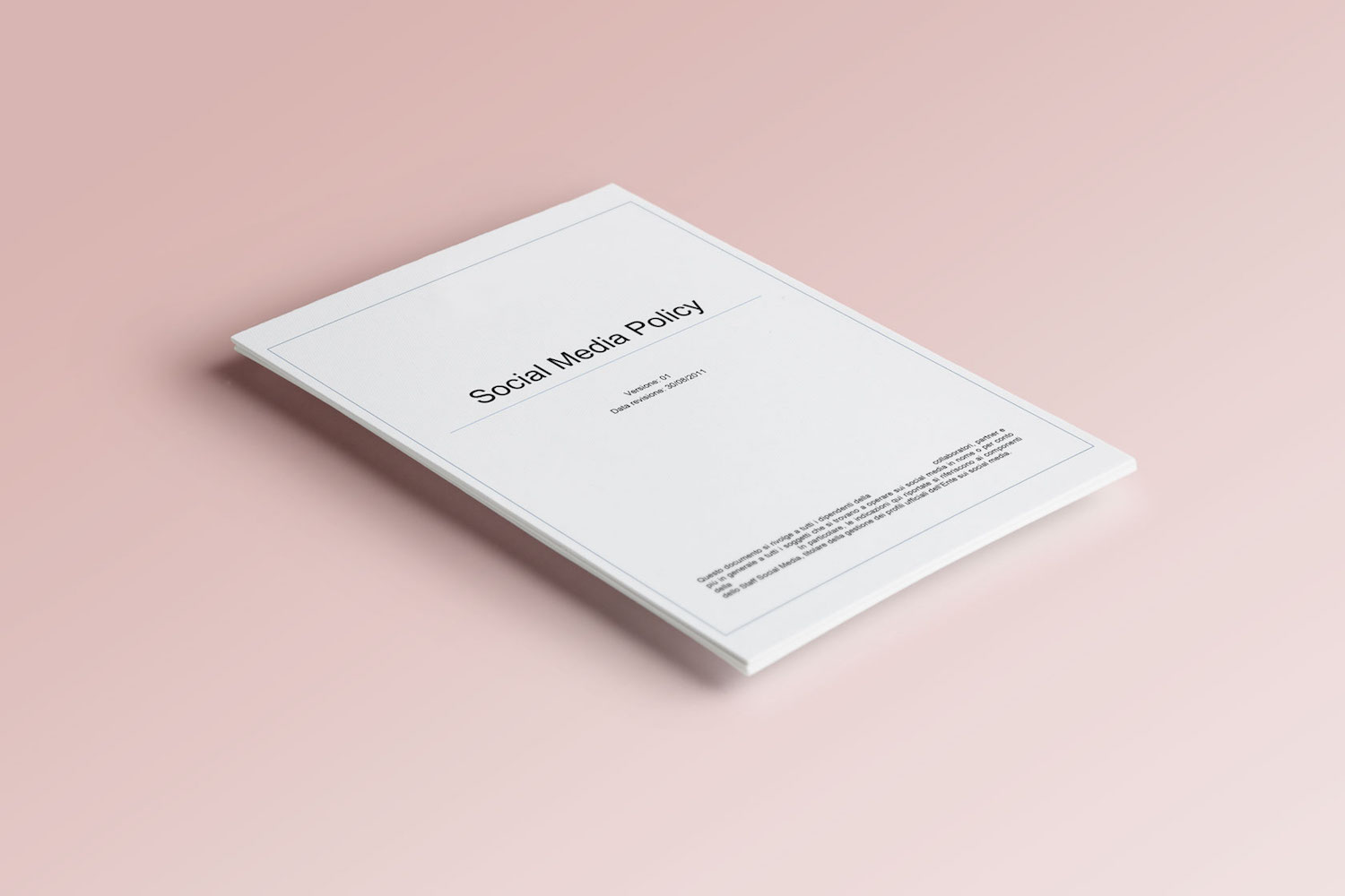 Consulenza Social Media Policy Guidelines