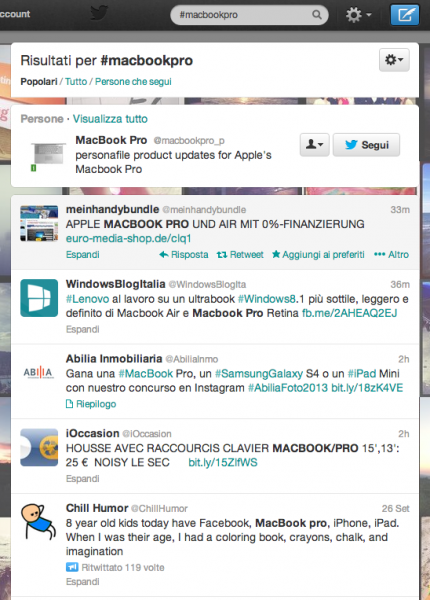 twitter search